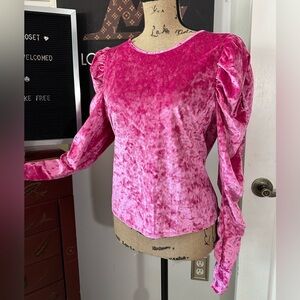 🆕Marc New York Pink Velvet Top